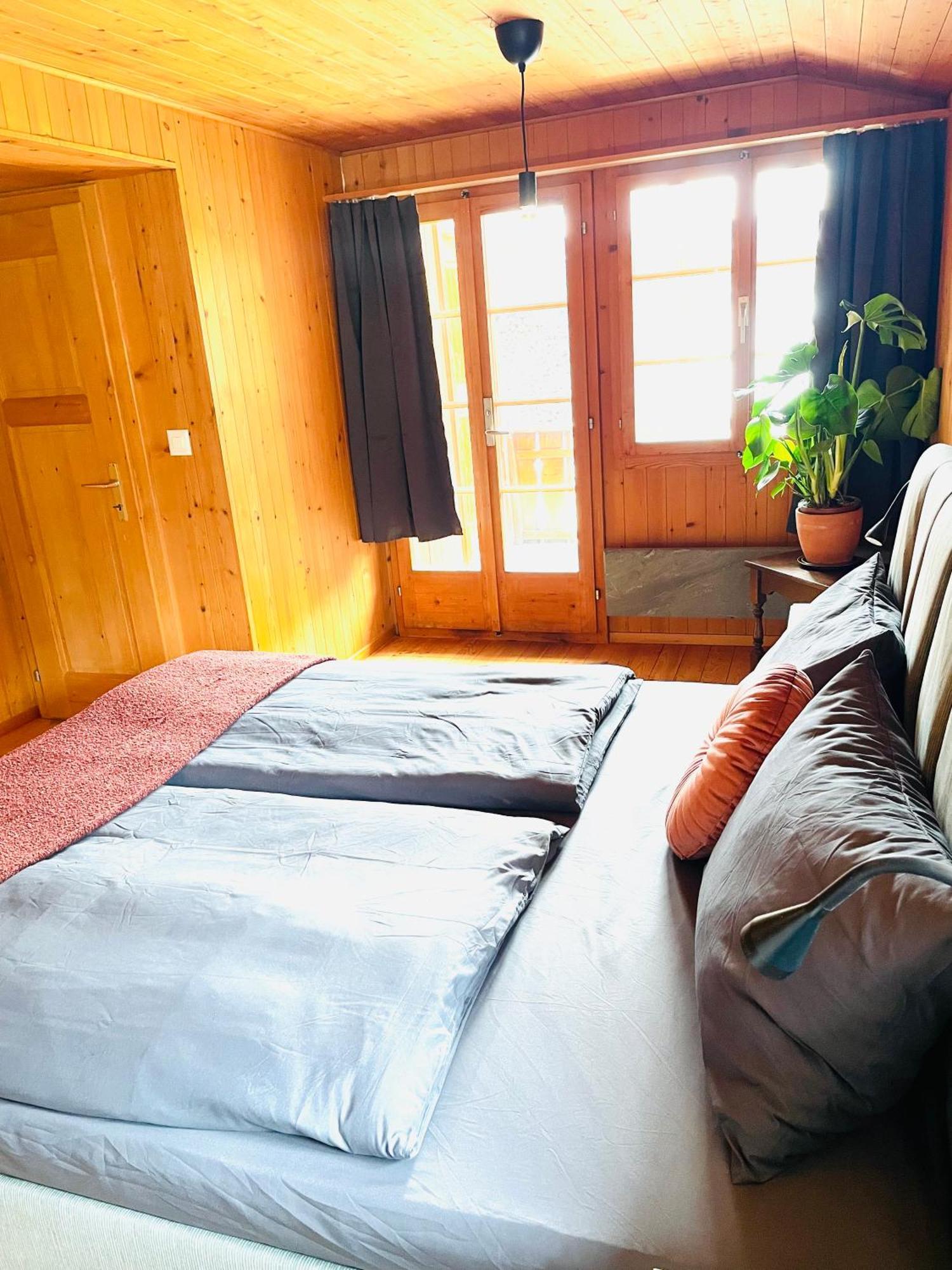 Lovely & Great Equipped Wooden Alp Chalet Flat カンデルシュテッグ エクステリア 写真