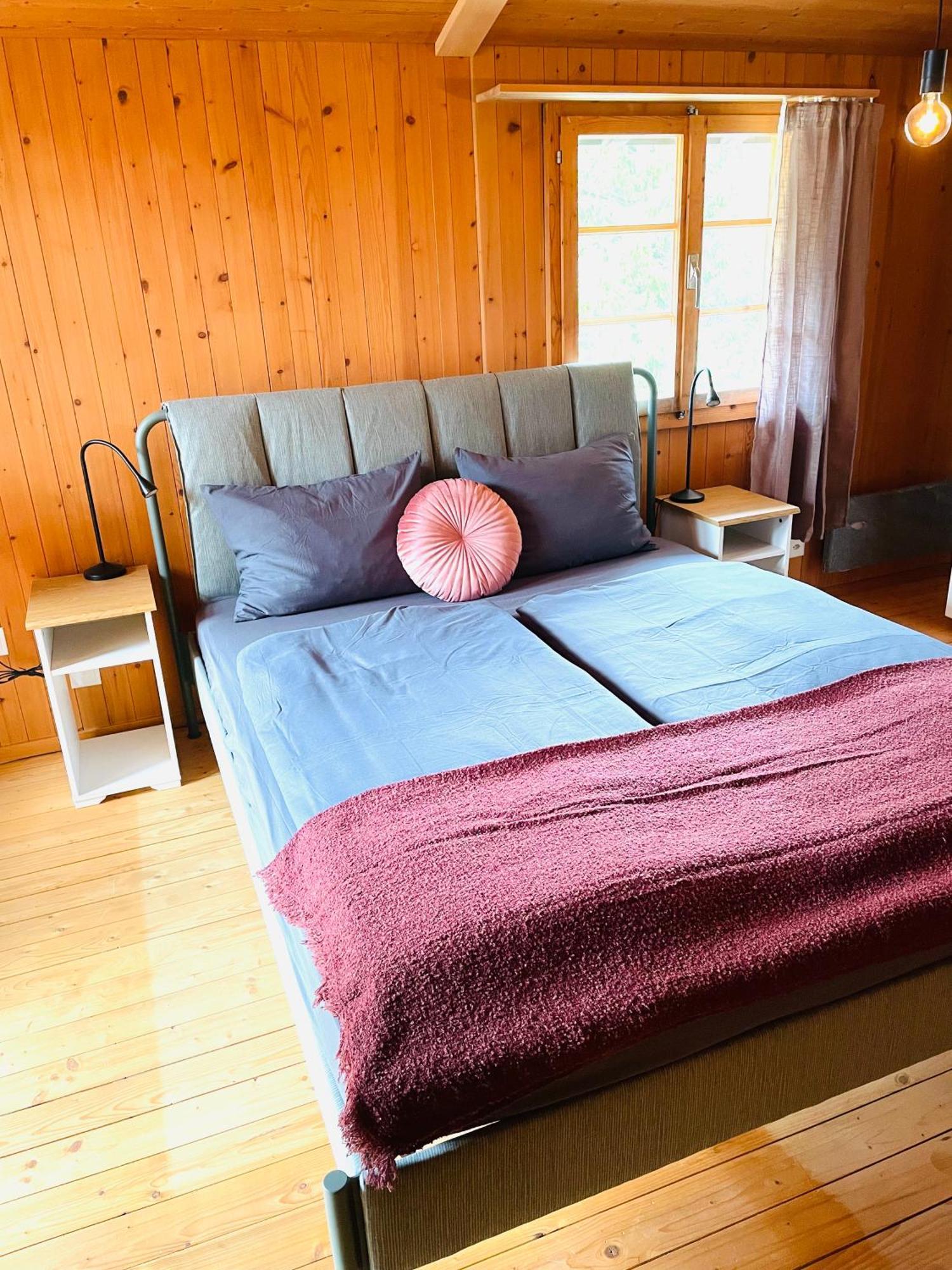 Lovely & Great Equipped Wooden Alp Chalet Flat カンデルシュテッグ エクステリア 写真